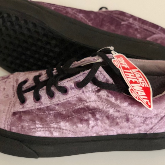 Vans Old Skool Velvet Purple Sea Fog/Black Gum - Picture 7 of 8